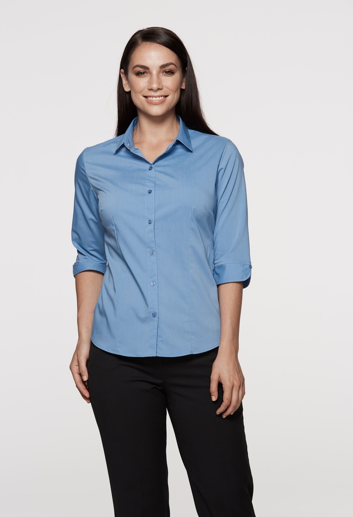 [AP2903T] MOSMAN LADY SHIRT 3/4 SLEEVE - N2903T