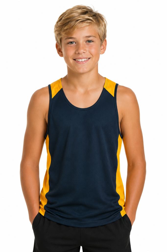 [AP3101] PREMIER KIDS SINGLETS - N3101