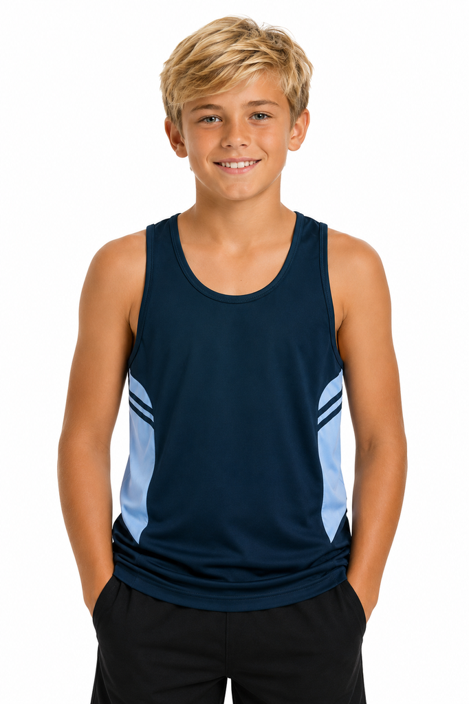 [AP3111] TASMAN KIDS SINGLETS - N3111