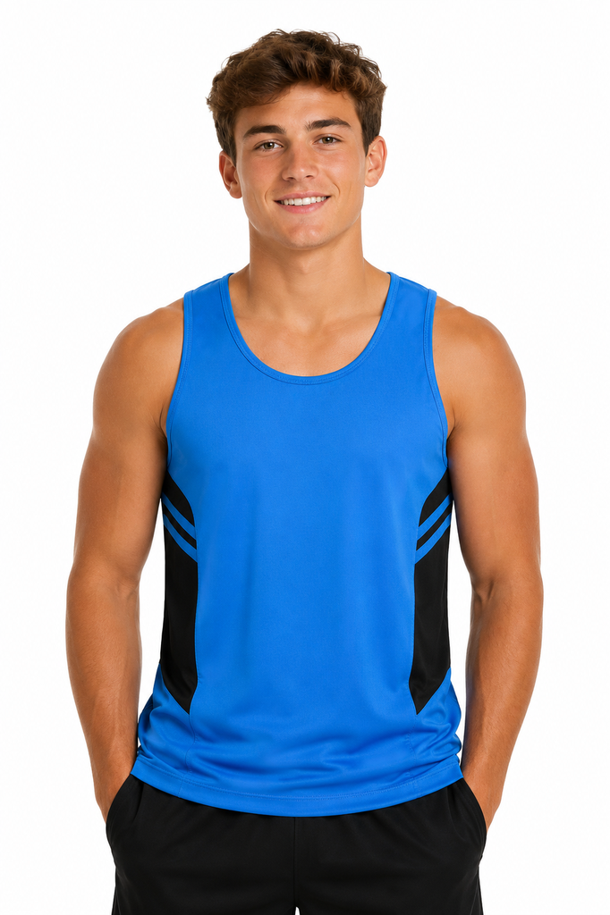 [AP1111] TASMAN MENS SINGLETS - N1111