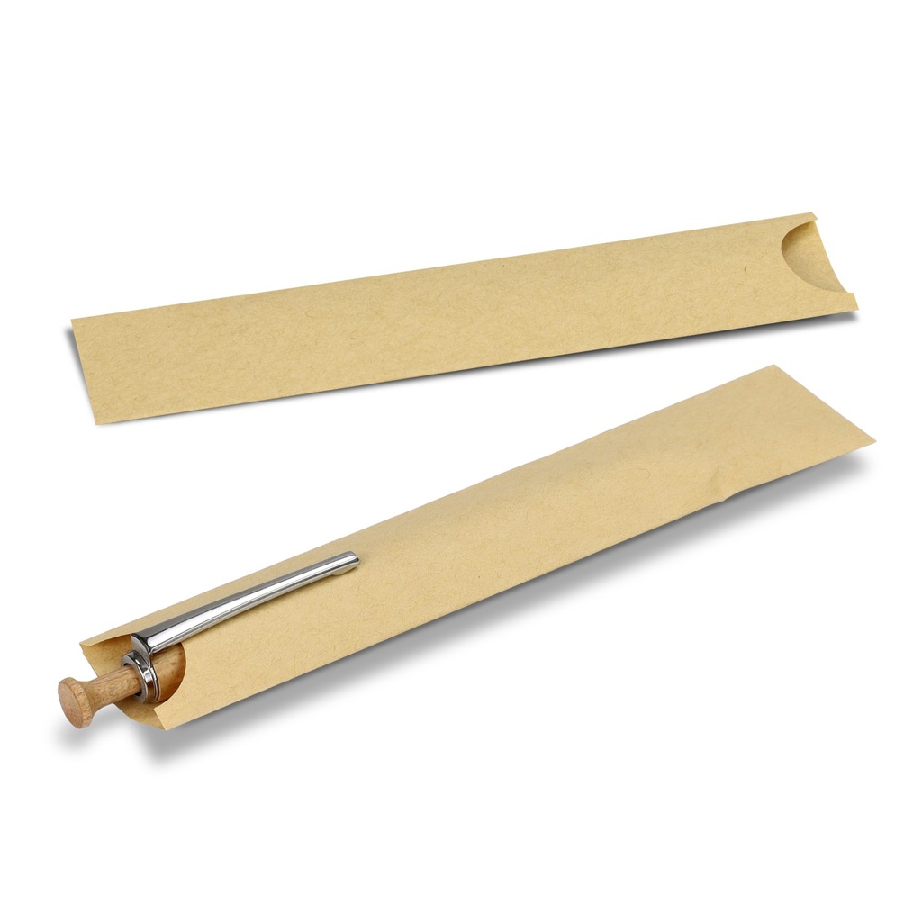 [TR129257-Natural-Standard] Kraft Paper Pen Sleeve