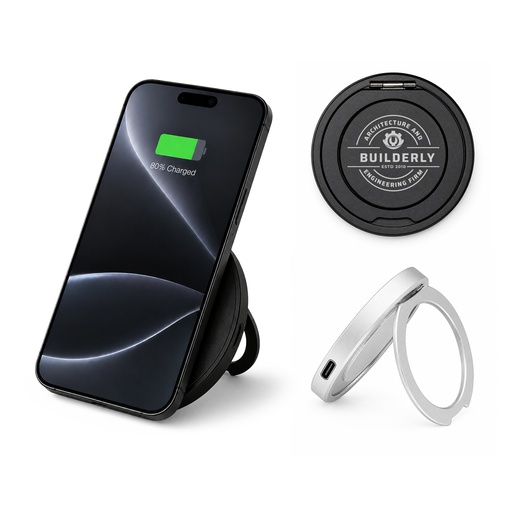 Puck Magnetic Phone and Watch Charger with Stand