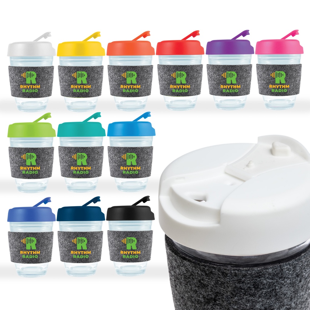 [LL0449] Vienna Coffee Cup / Flip Lid / RPET Band