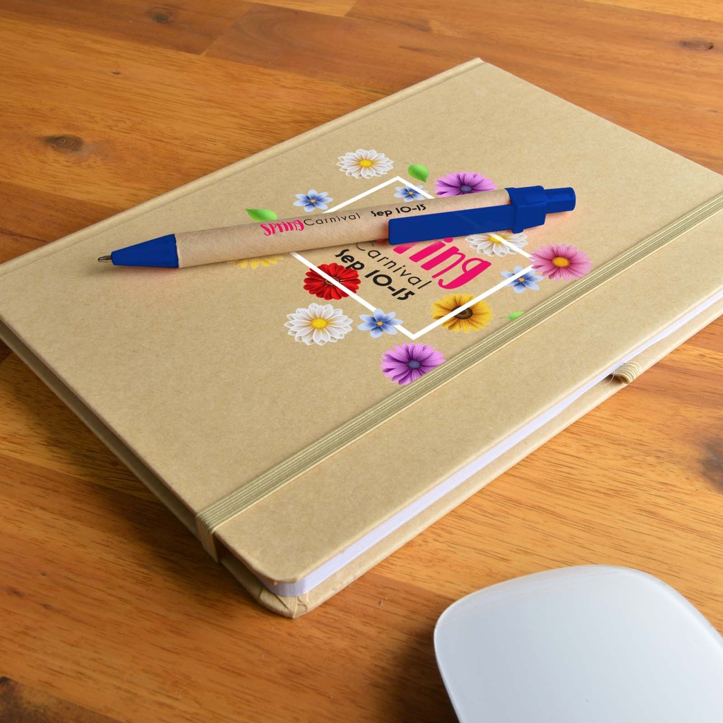 [LL5092] Venture A5 Natura Notebook / Matador Pen