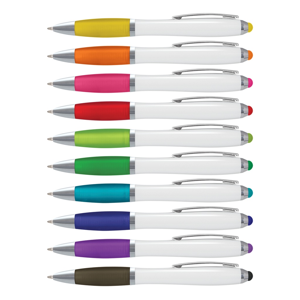 [TR112870] Vistro Stylus Pen  - White Barrel