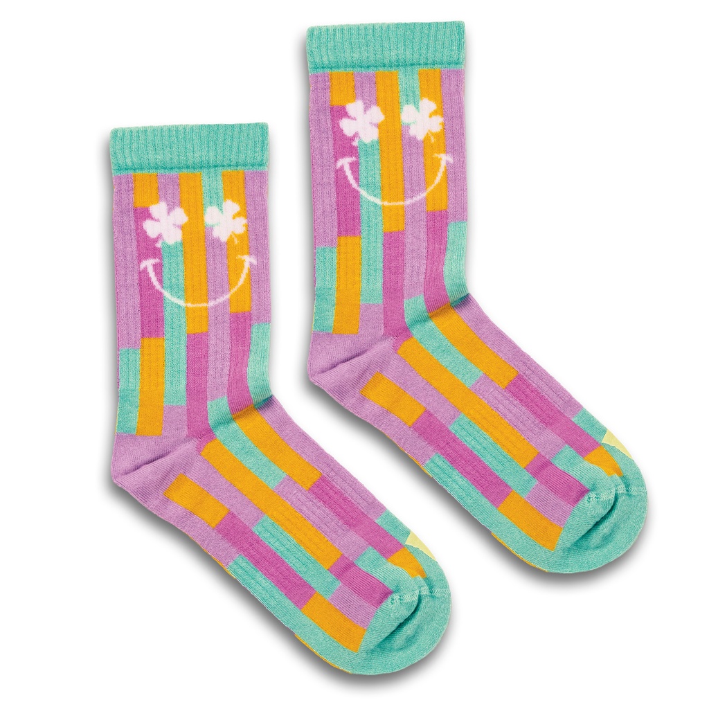 [TR134213] Pixel Knitted Bamboo Socks