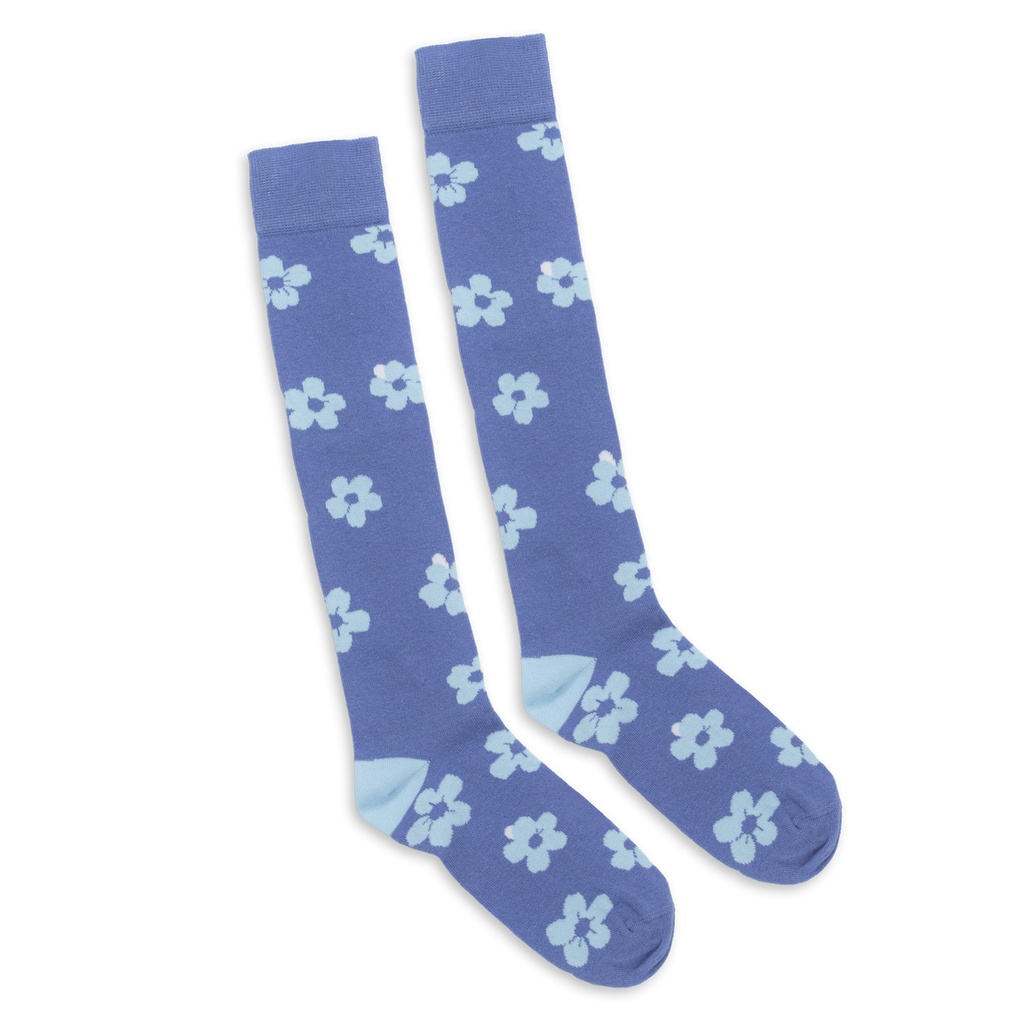 [TR134215] Pixel Knitted Knee-High Socks