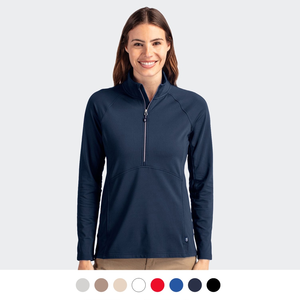 [TR135322] Cutter & Buck Adapt Womens Half Zip
